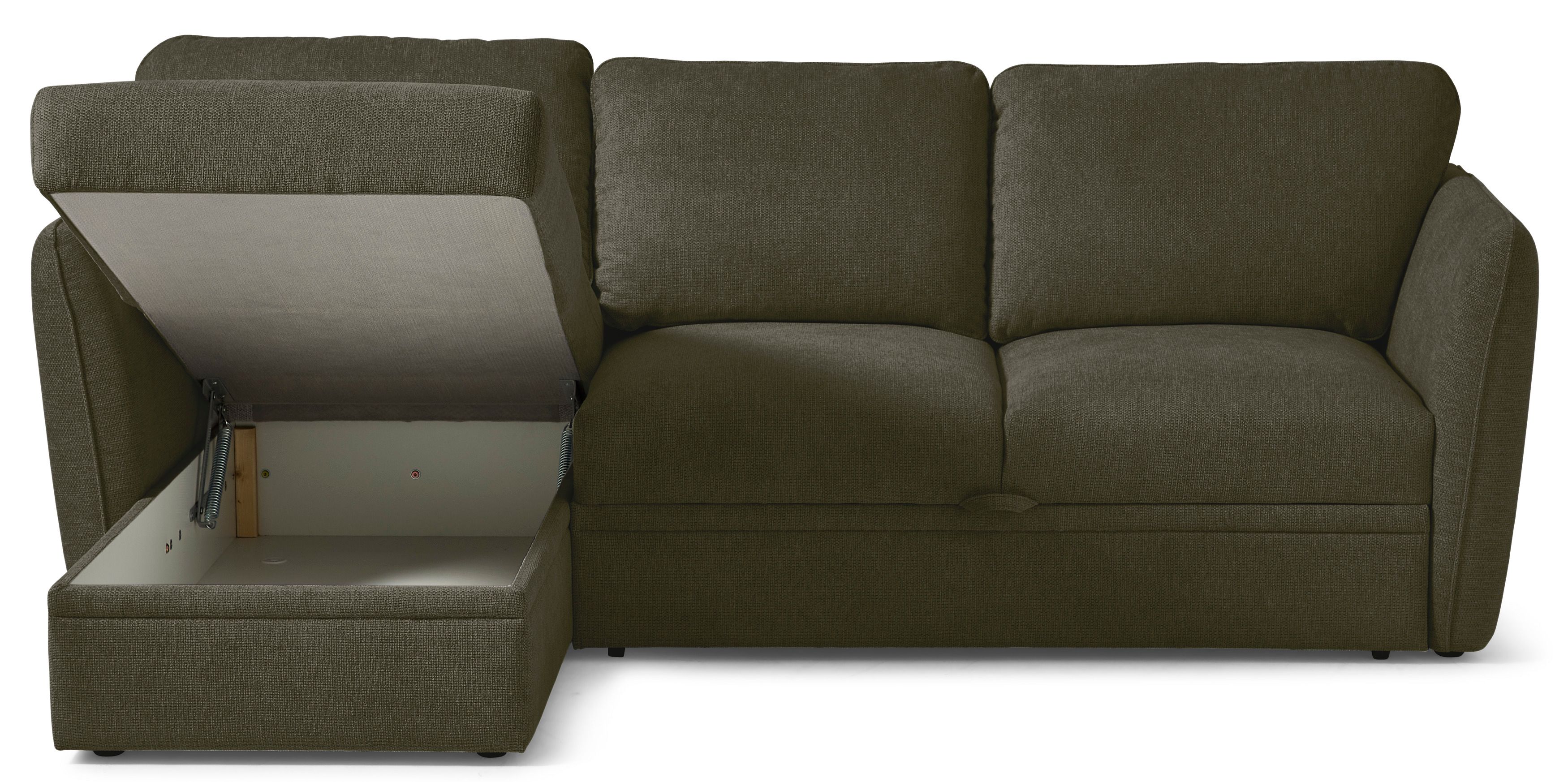 Öland Bäddsoffa med schäslong vänster view 3