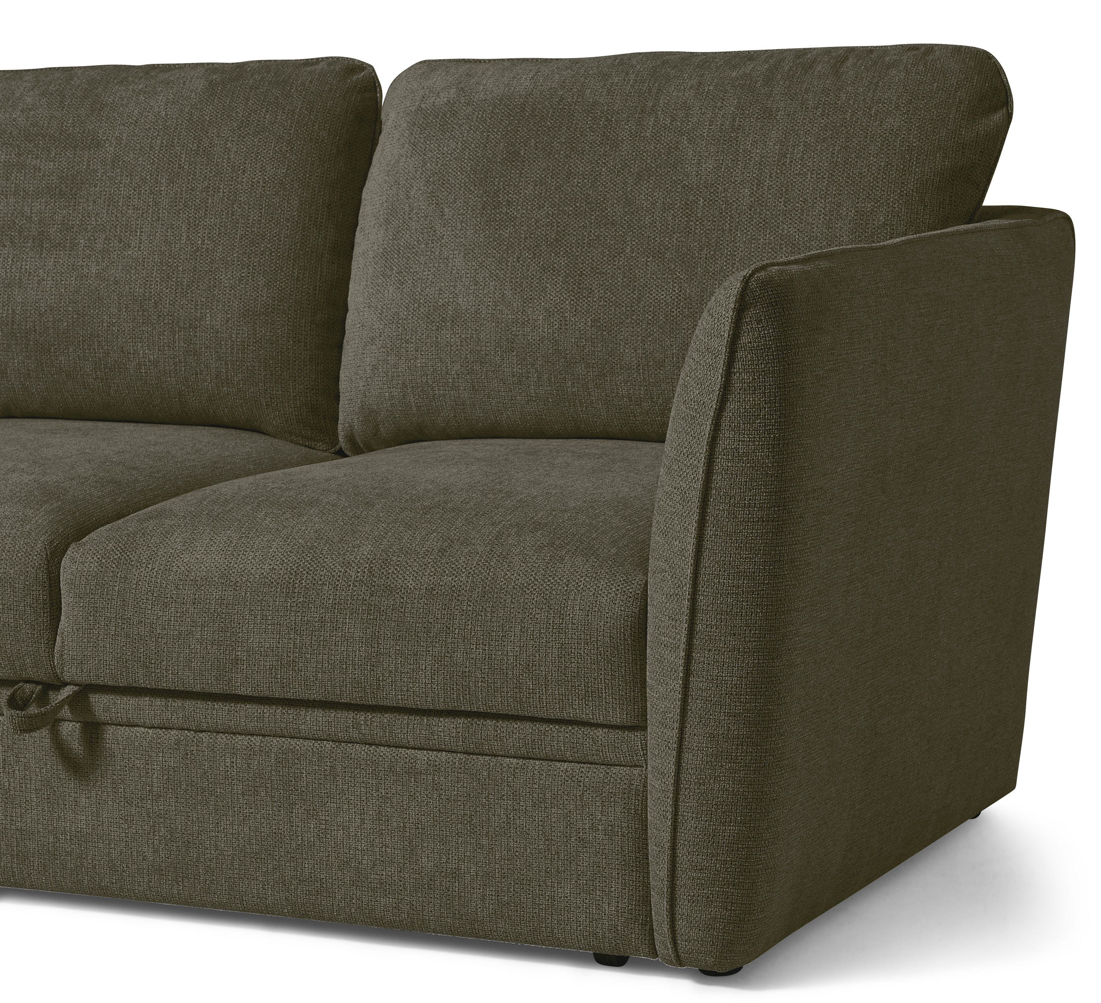 Öland Bäddsoffa med schäslong vänster view 9