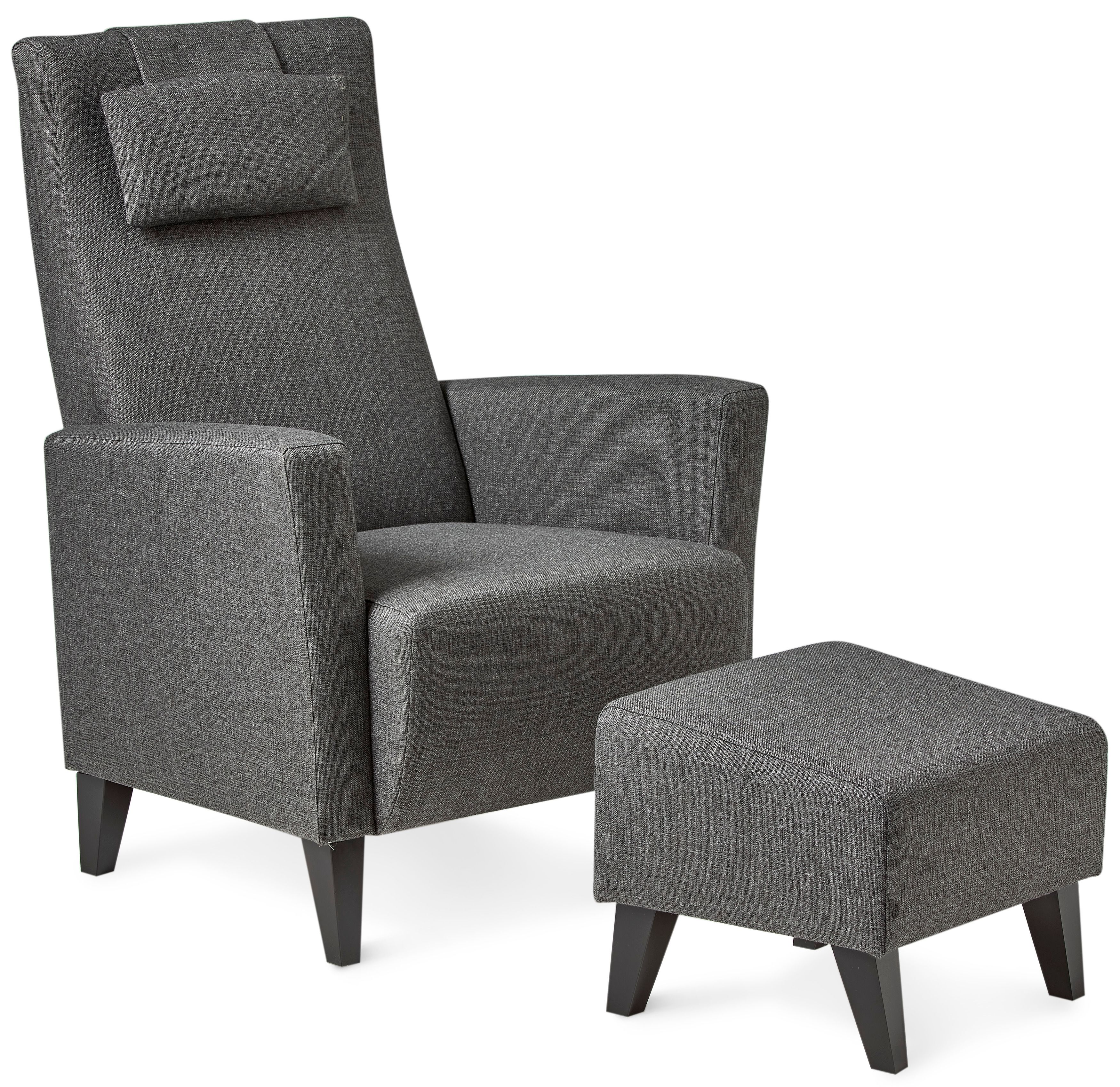 Erik Fåtölj med fotpall