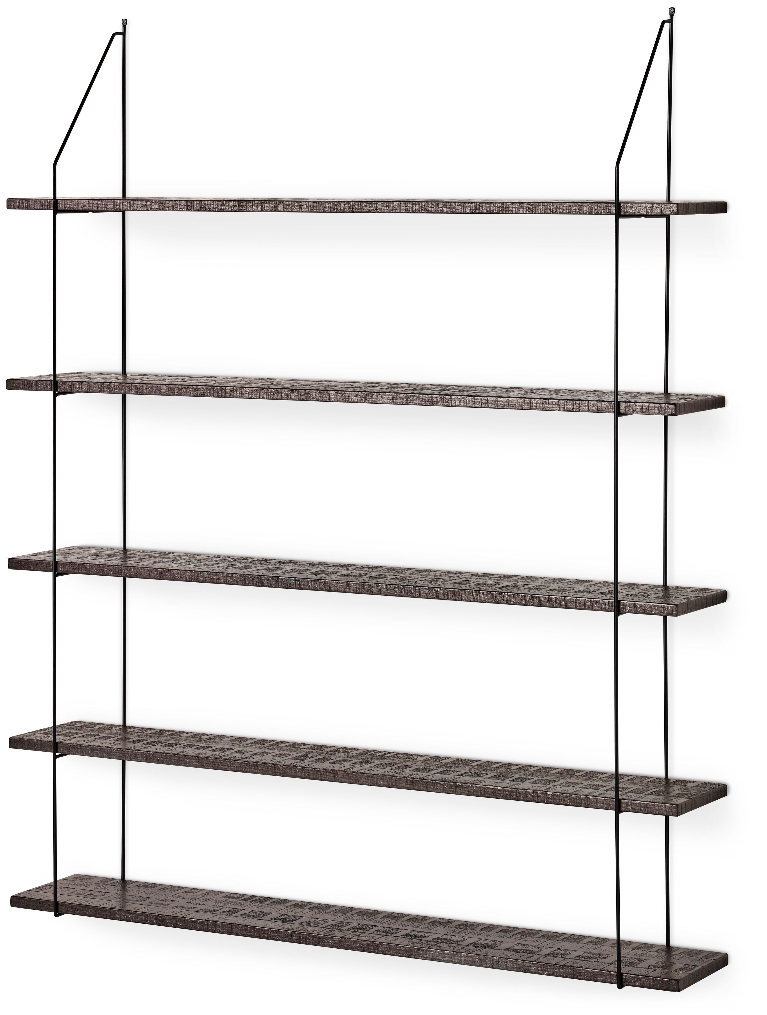 Axel rustik Vägghylla med 5 hyllplan