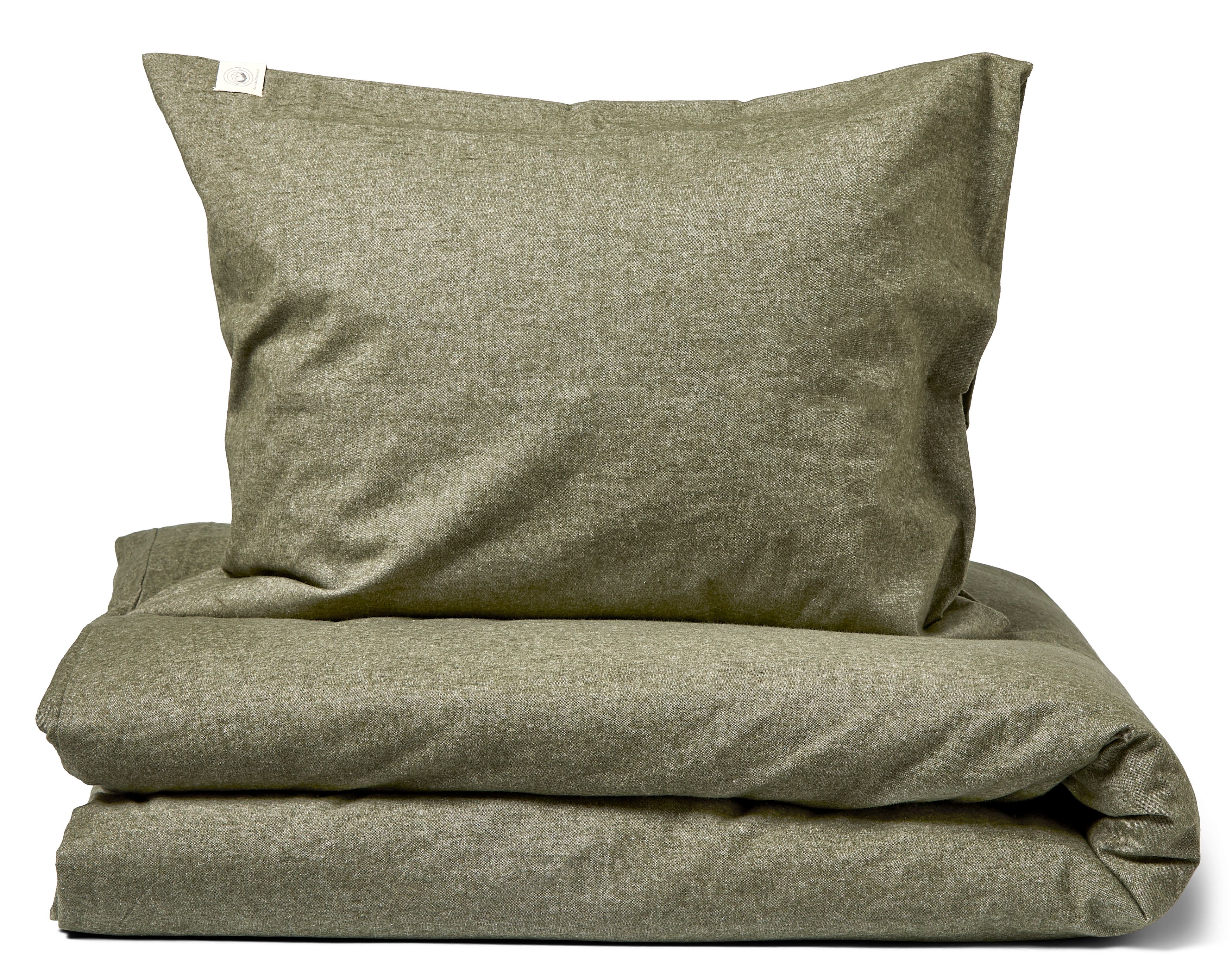 Majken Påslakanset i garnfärgad bomullsflanell