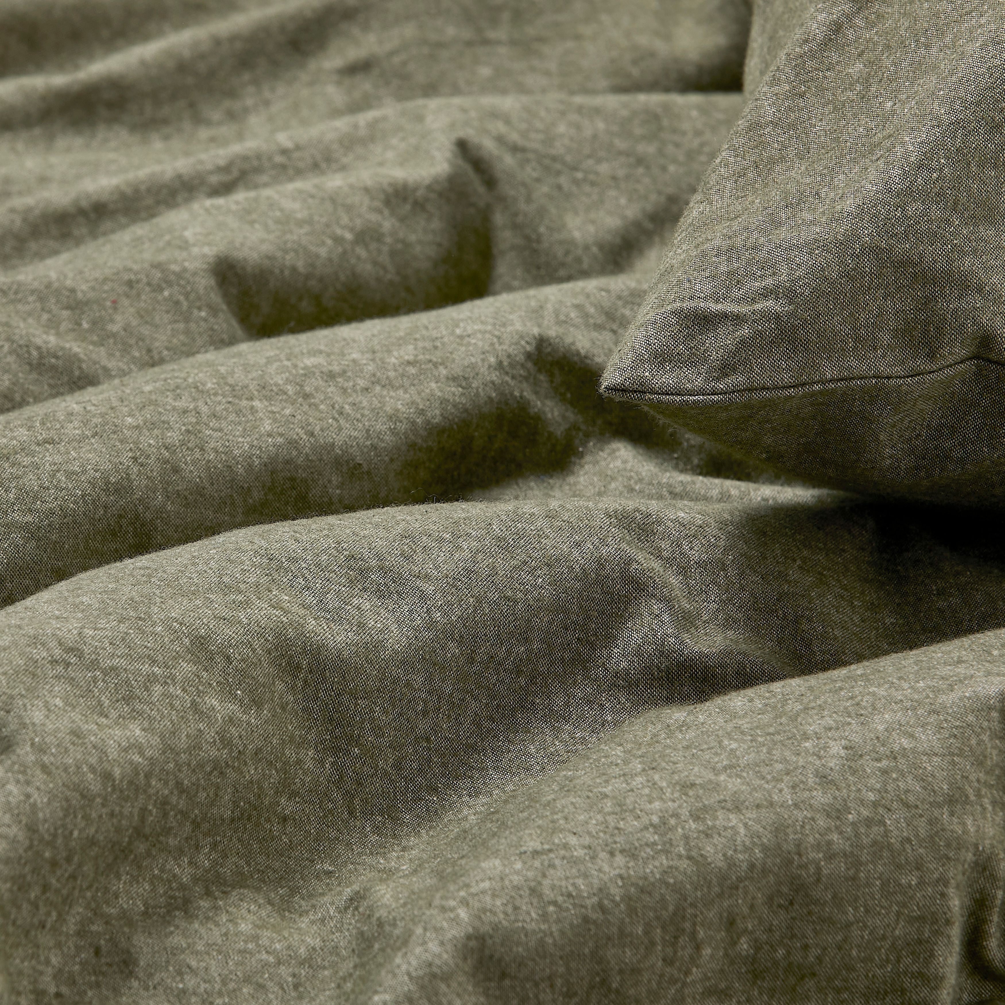 Majken Påslakanset i garnfärgad bomullsflanell view 3