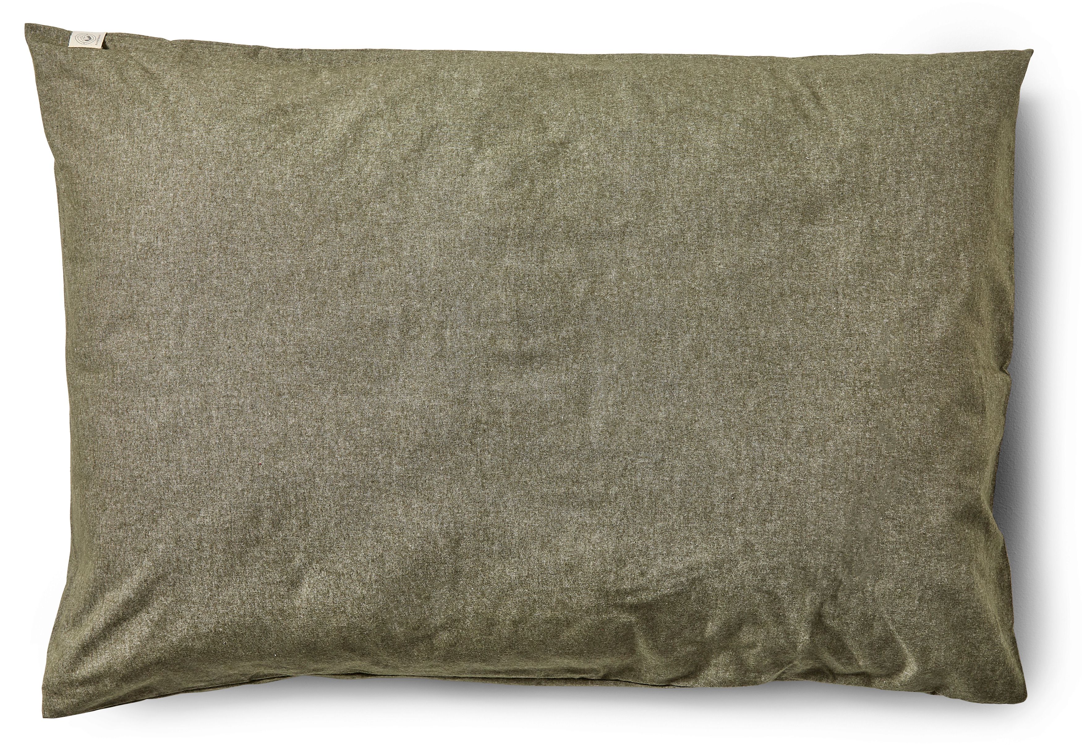 Majken Örngott till hotellkudde i garnfärgat bomullsflanell