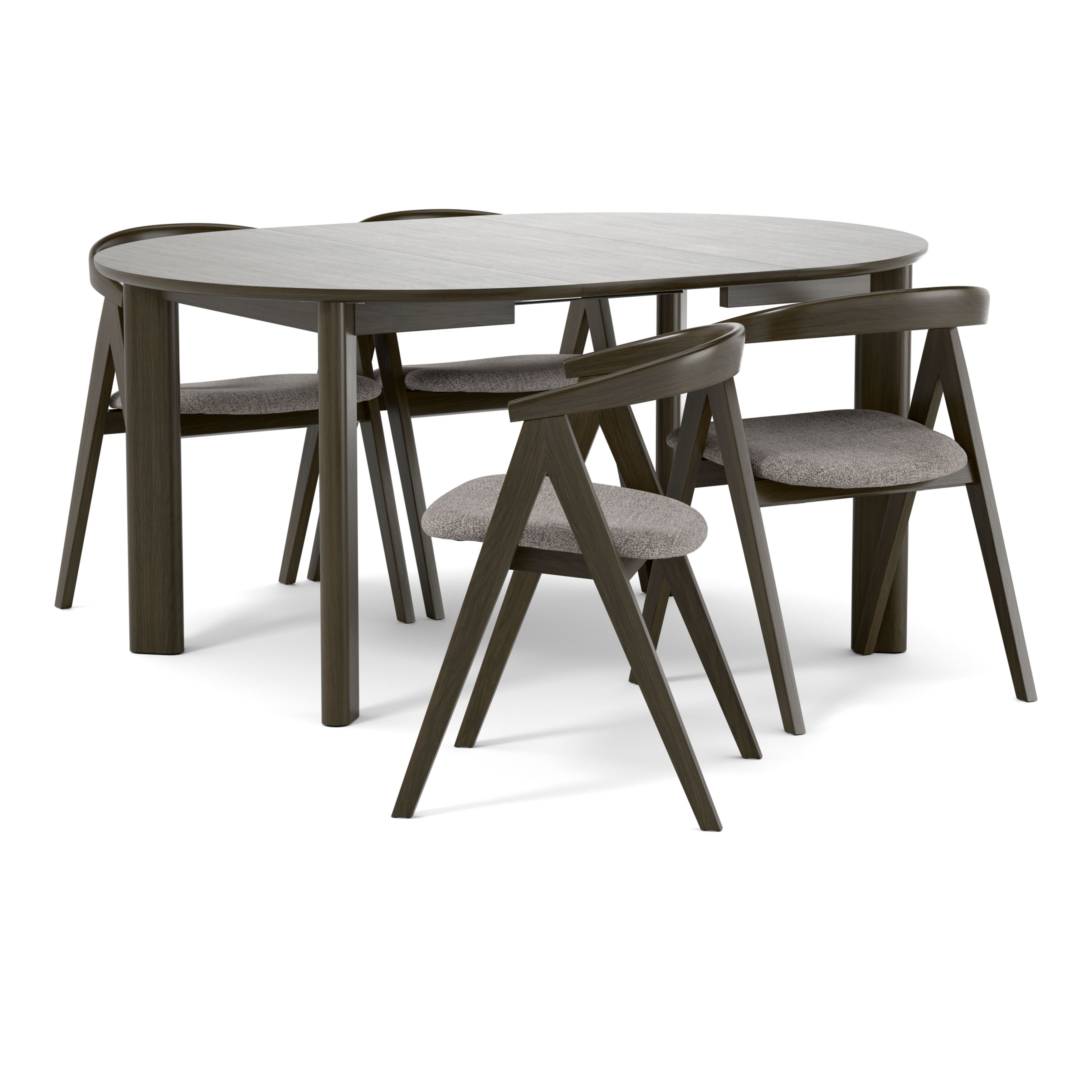 Amina Matgrupp med 4 stolar Arvid view 2