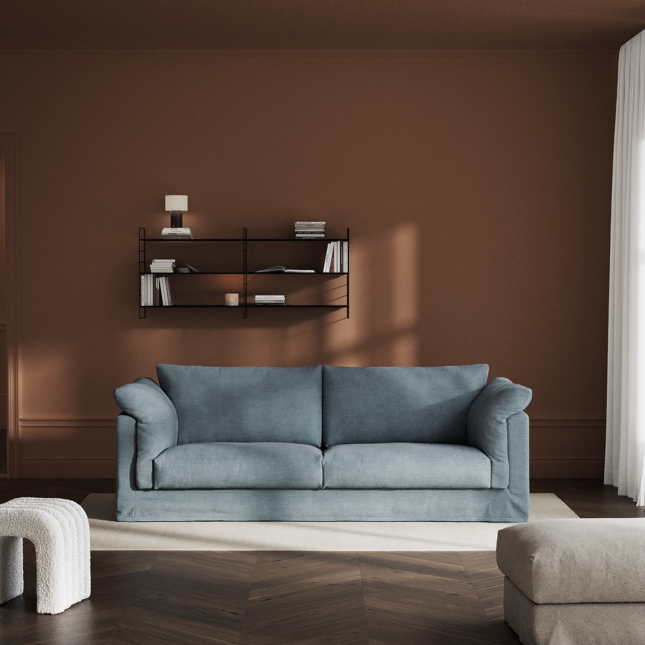 Cherrie Klädsel 3-sits soffa view 5