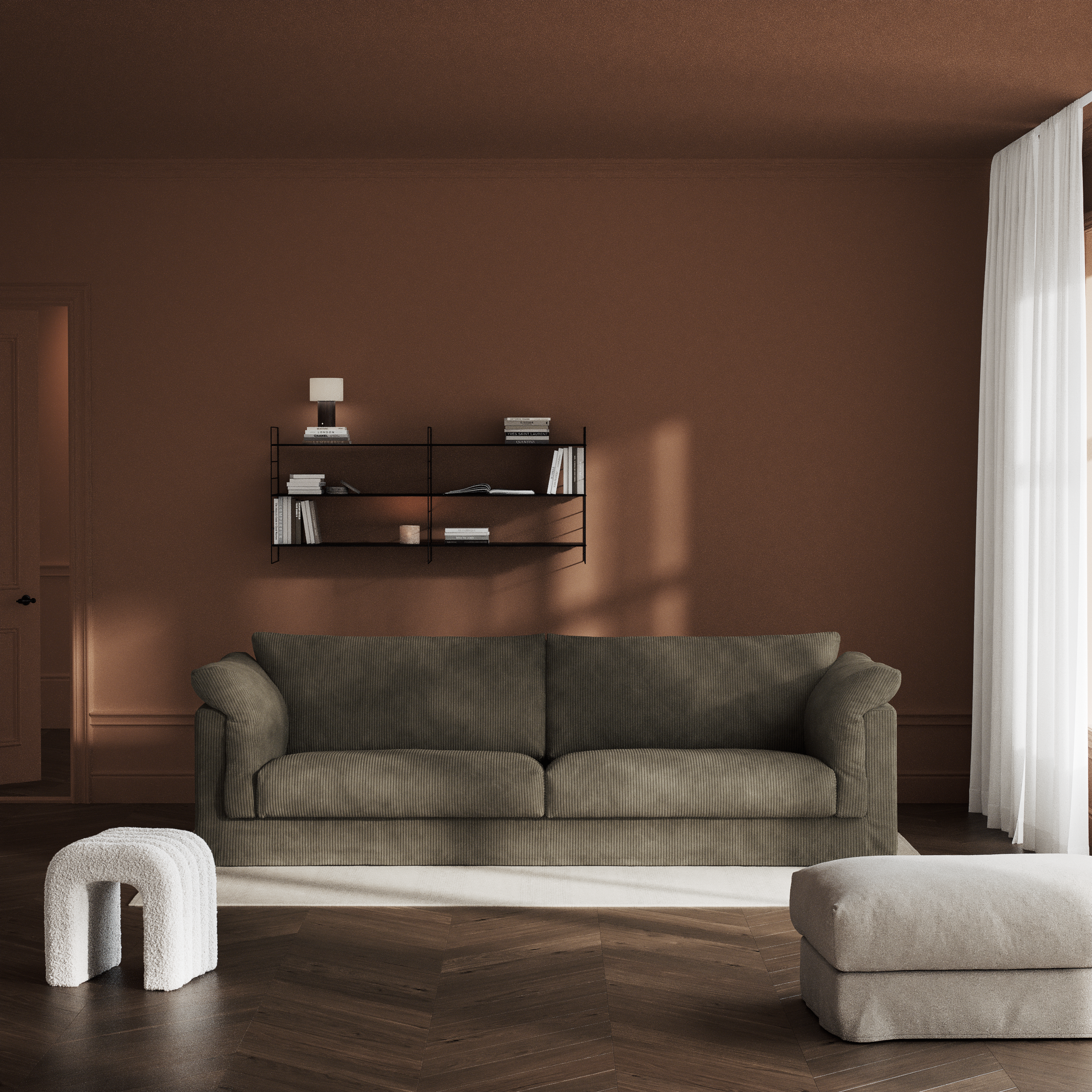 Cherrie Klädsel 4-sits soffa view 5