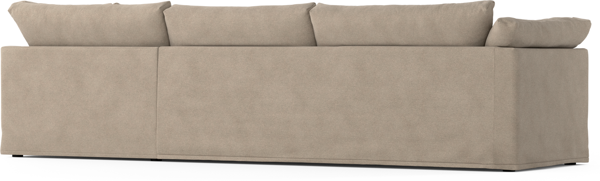 Cherrie Klädsel 3-sits soffa med divan höger view 4