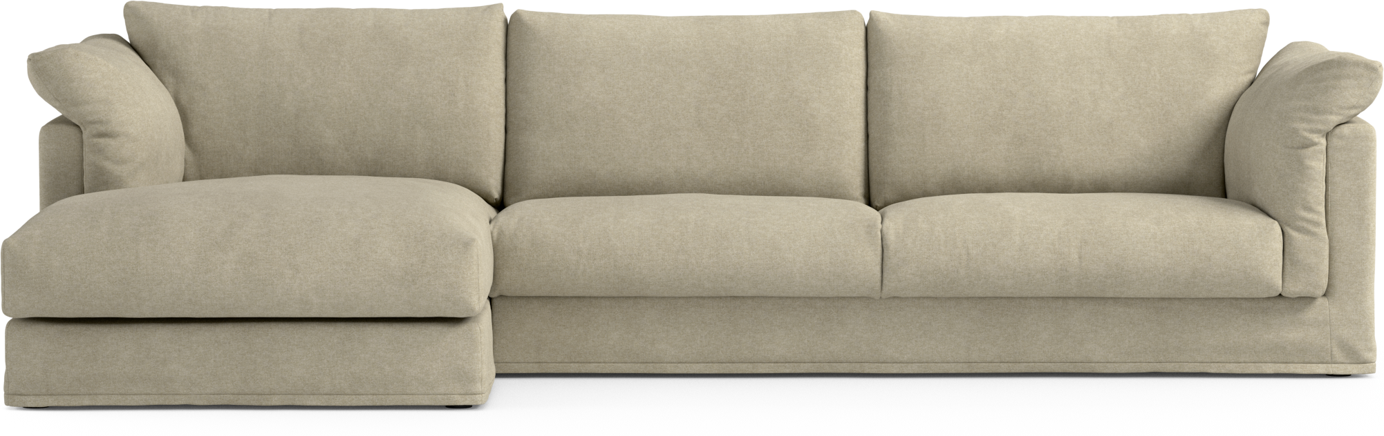 Cherrie Klädsel 3-sits soffa med schäslong vänster