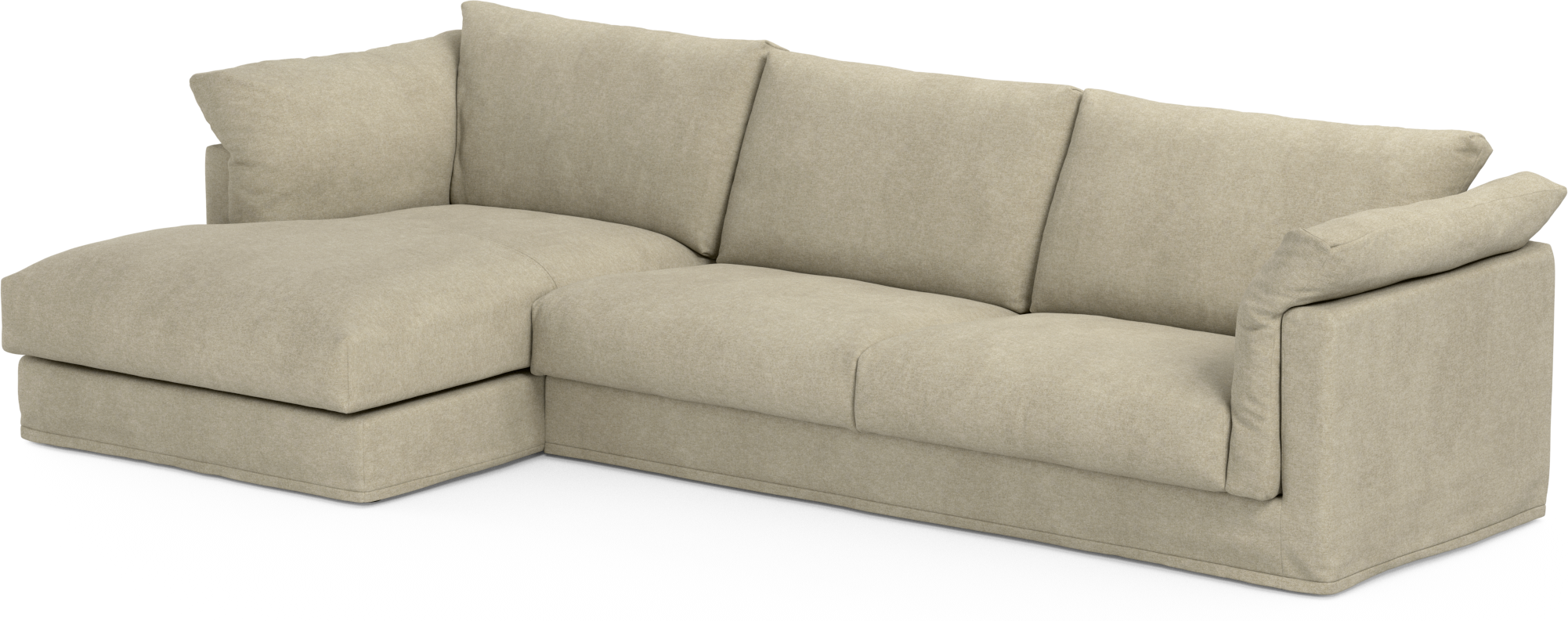 Cherrie Klädsel 3-sits soffa med schäslong vänster view 3