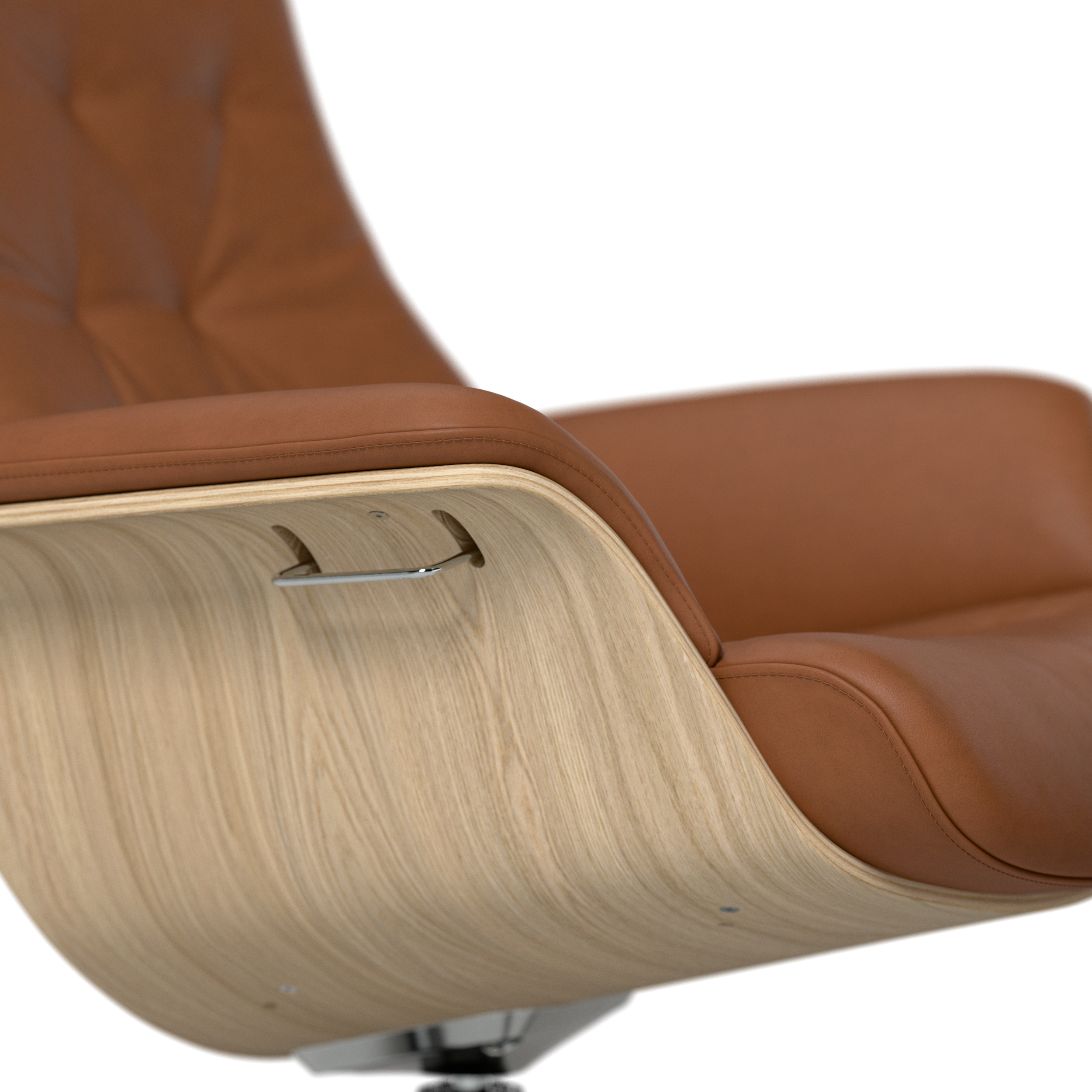 Timeout XL Fåtölj och fotpall pikérad view 3