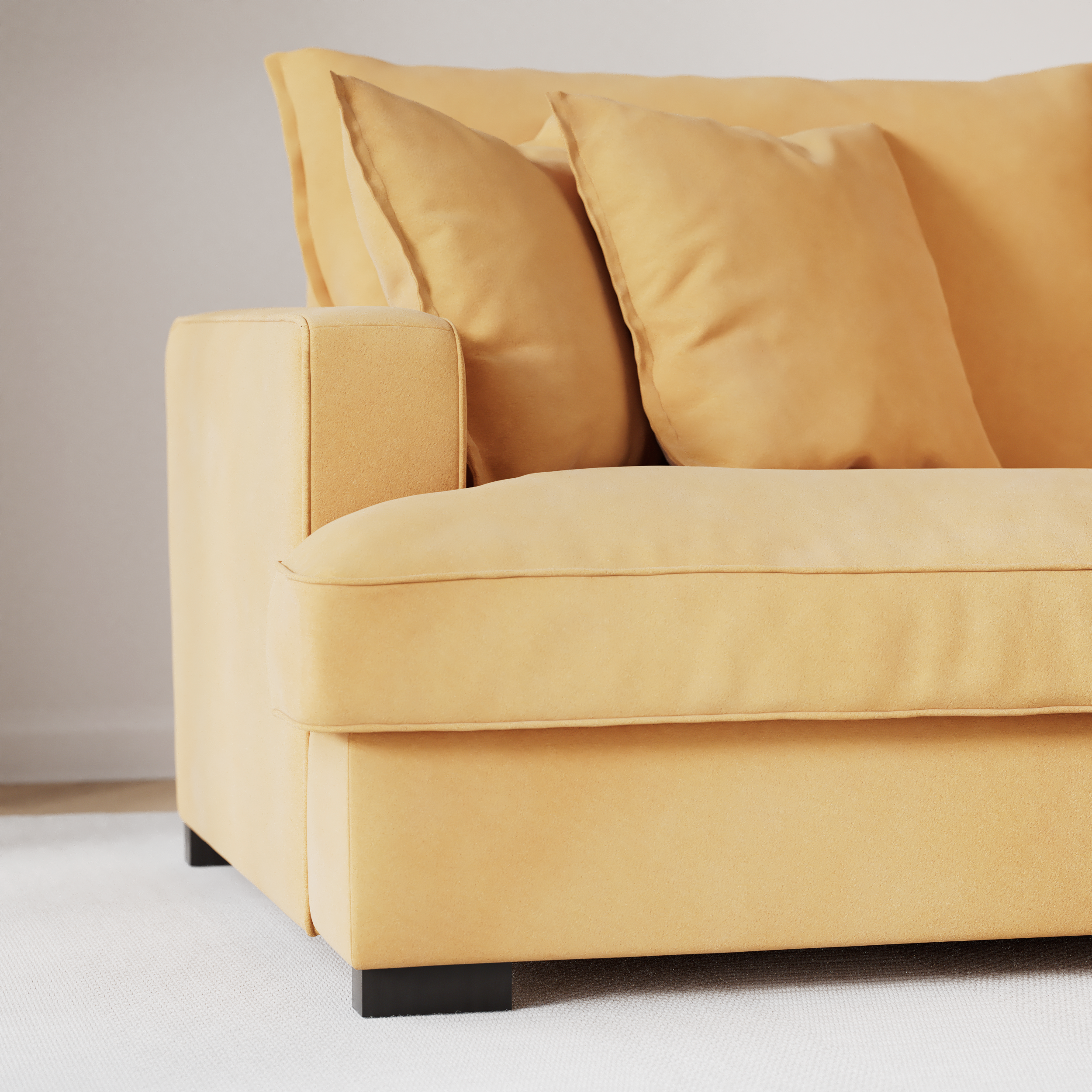 Mila 2-sits soffa med schäslong XL höger view 5