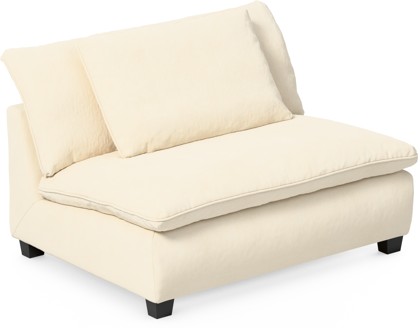 Bellora 2-sits utan armstöd view 2