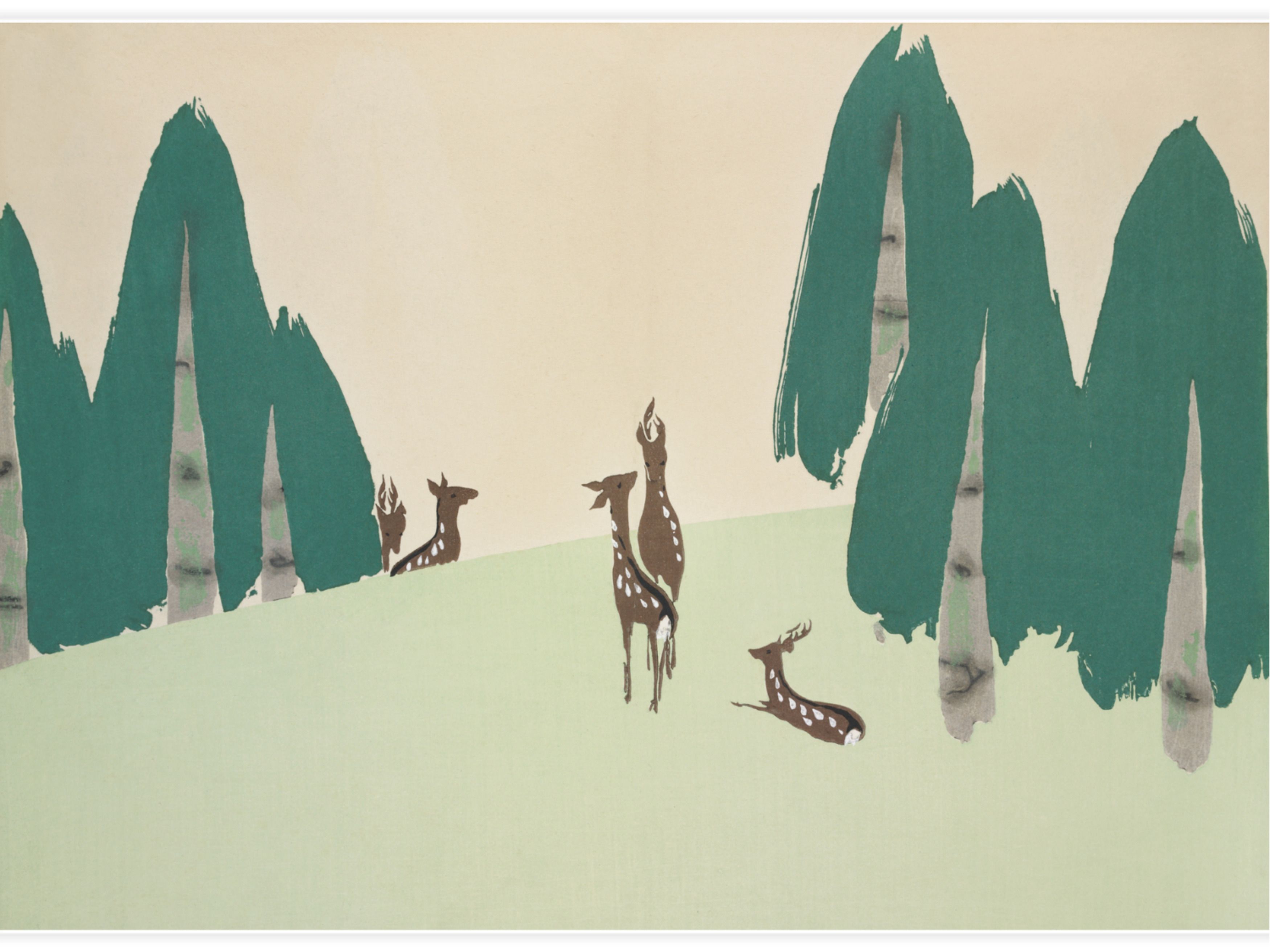 Deer from Momoyogusa Poster