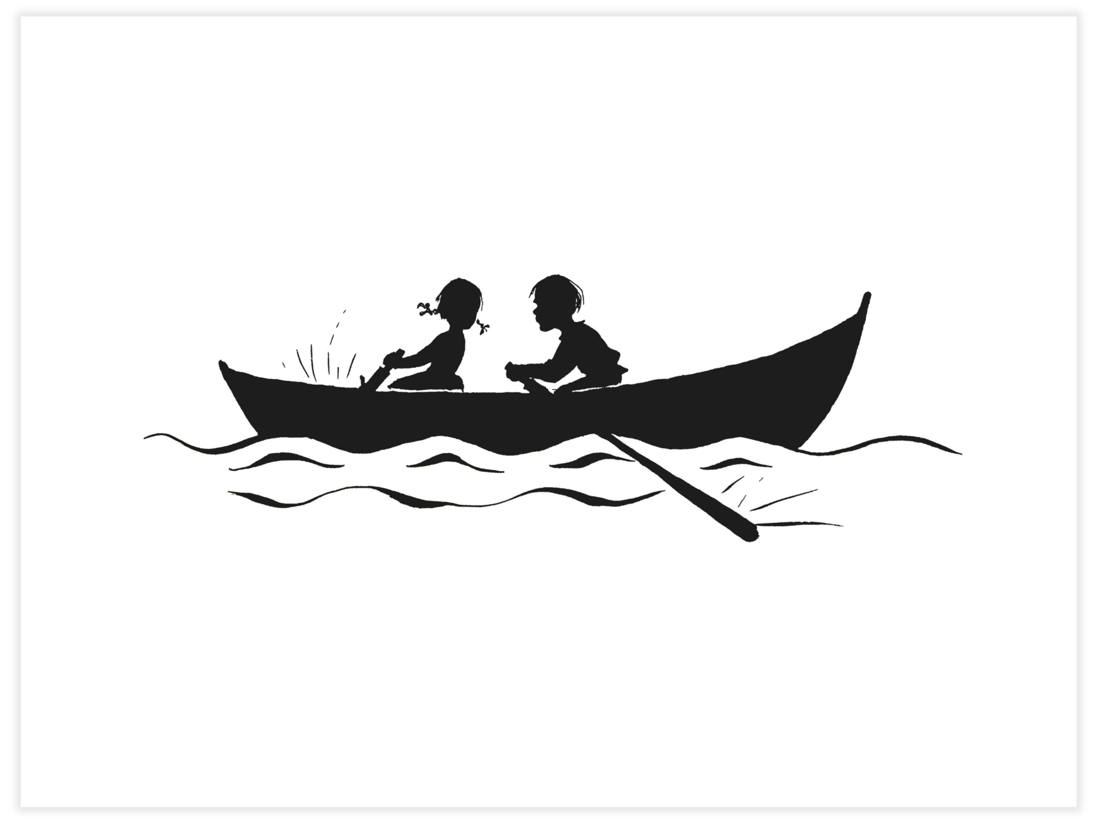 Farbror Blås nya båt - Petter och Lotta Poster