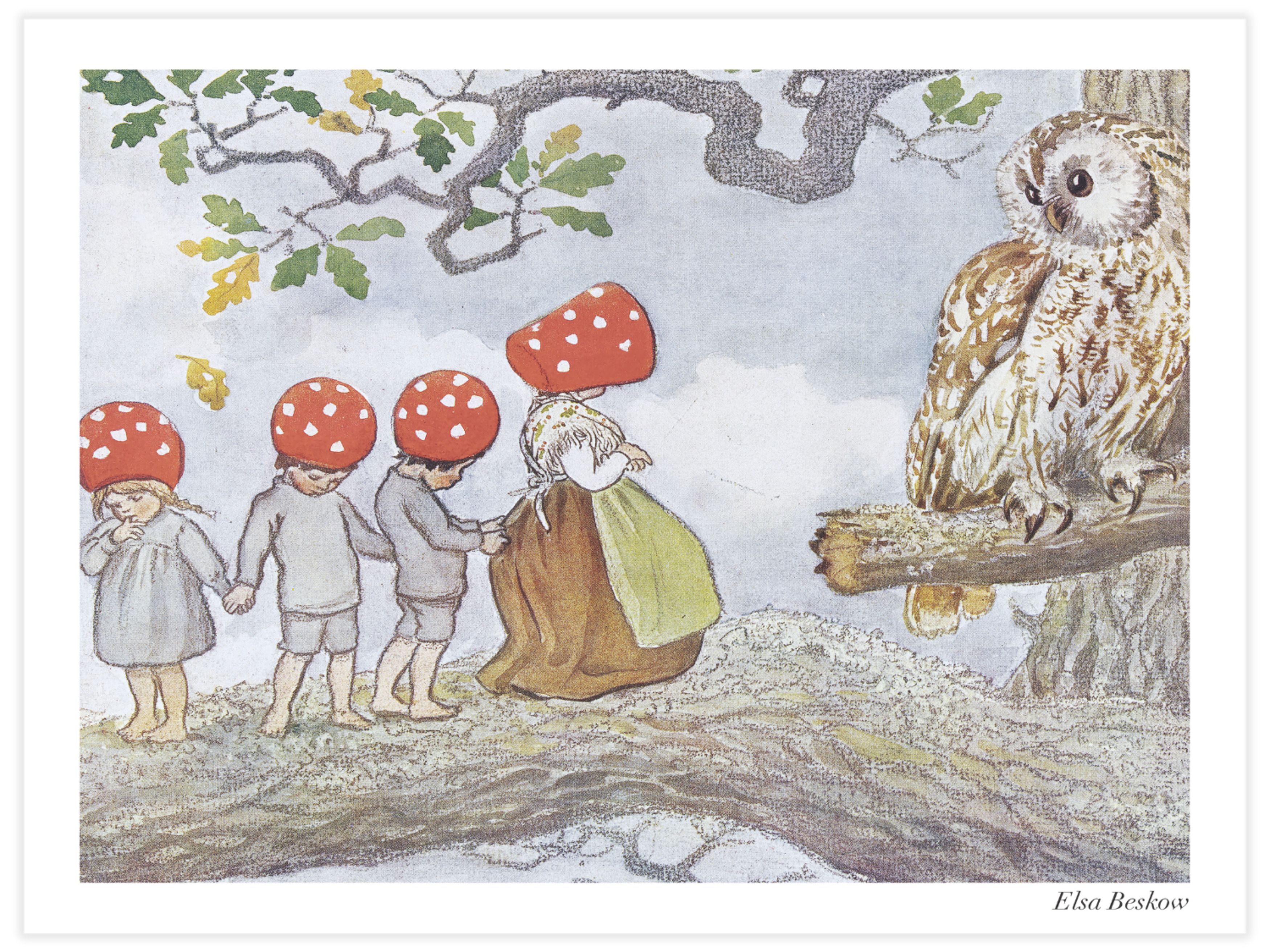 Hos ugglemor i eken Poster