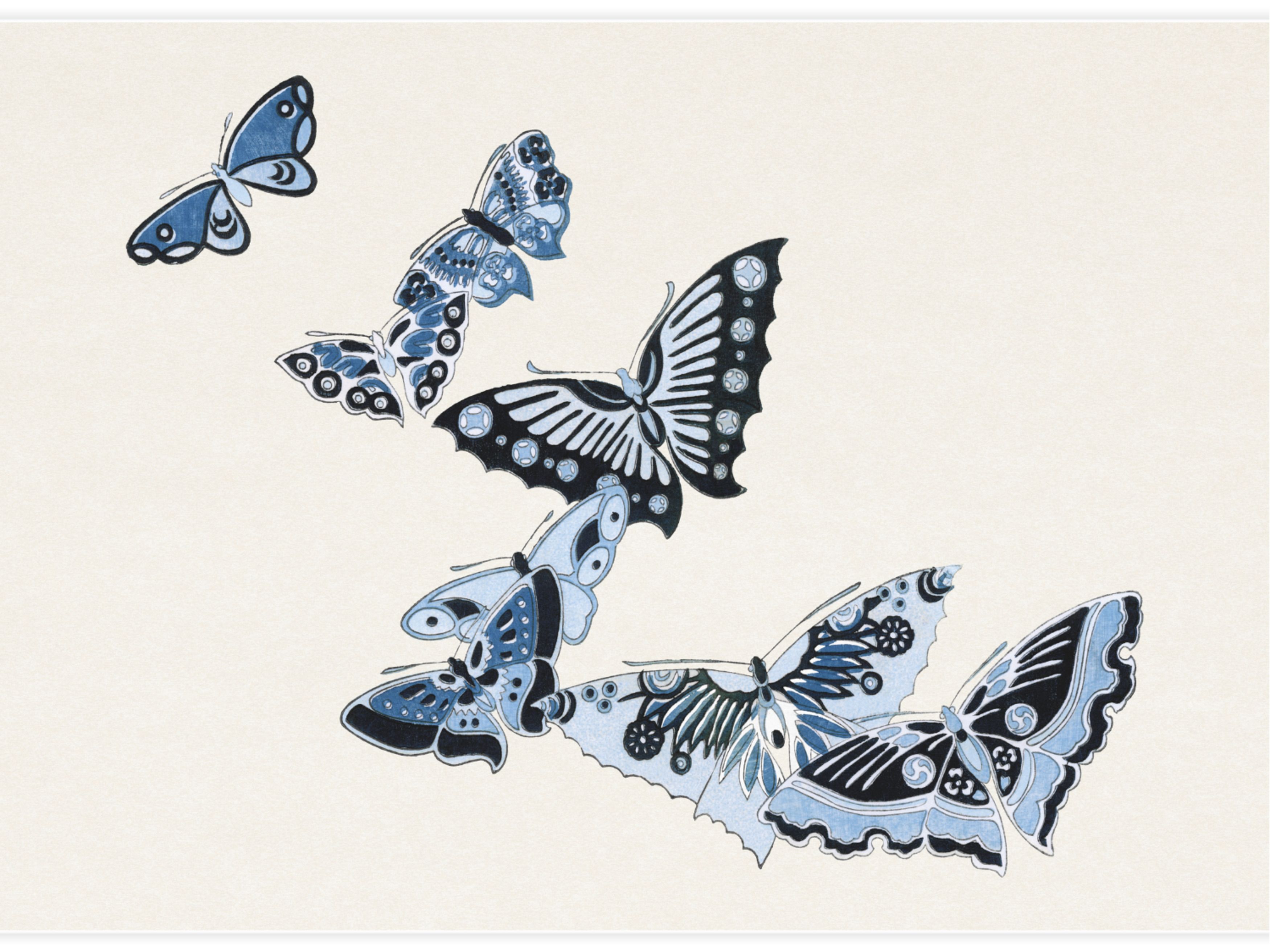 Japanese butterfly Poster