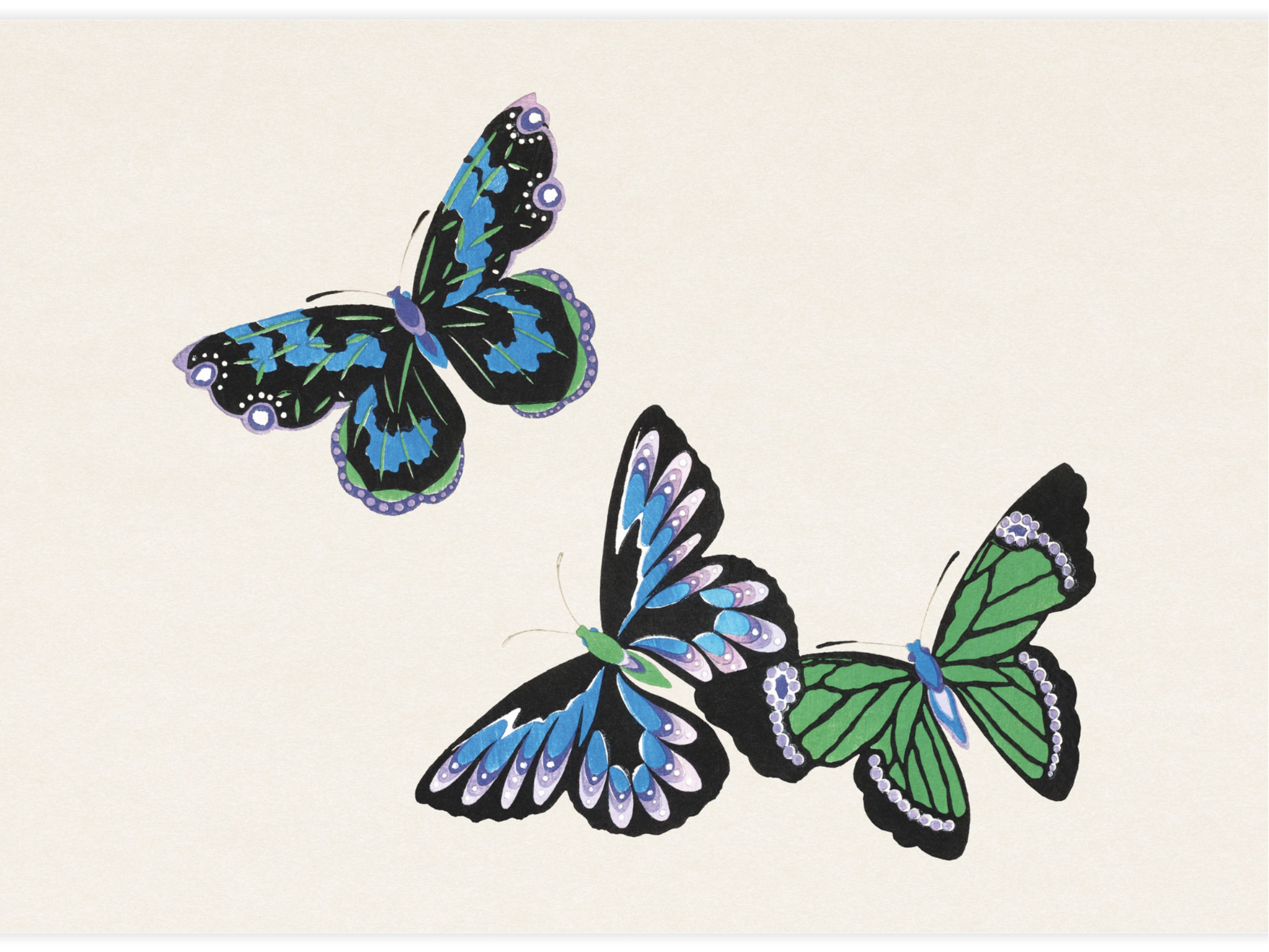 Japanese Butterfly No.5 Poster