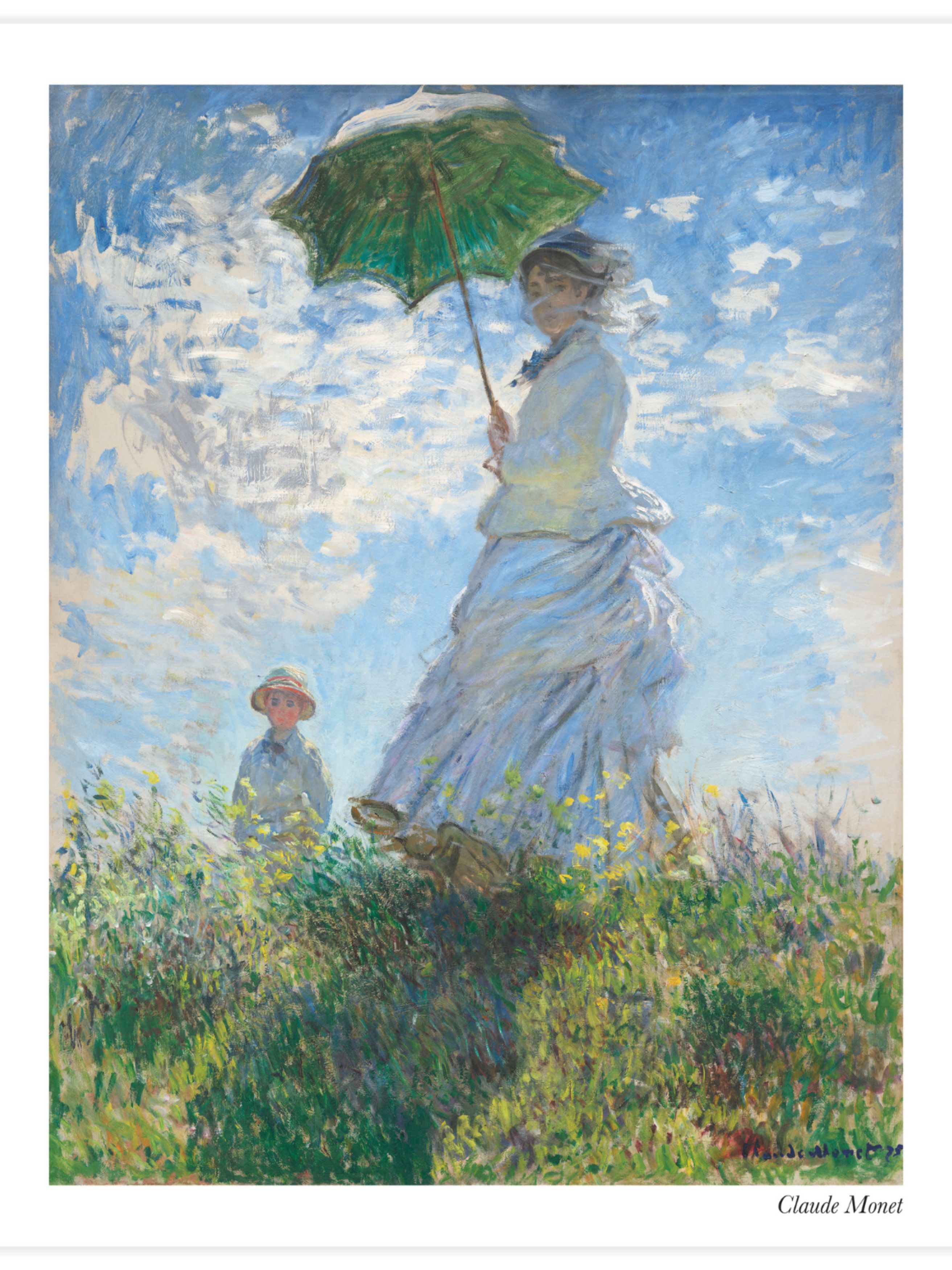 Madame Monet and Her Son Poster