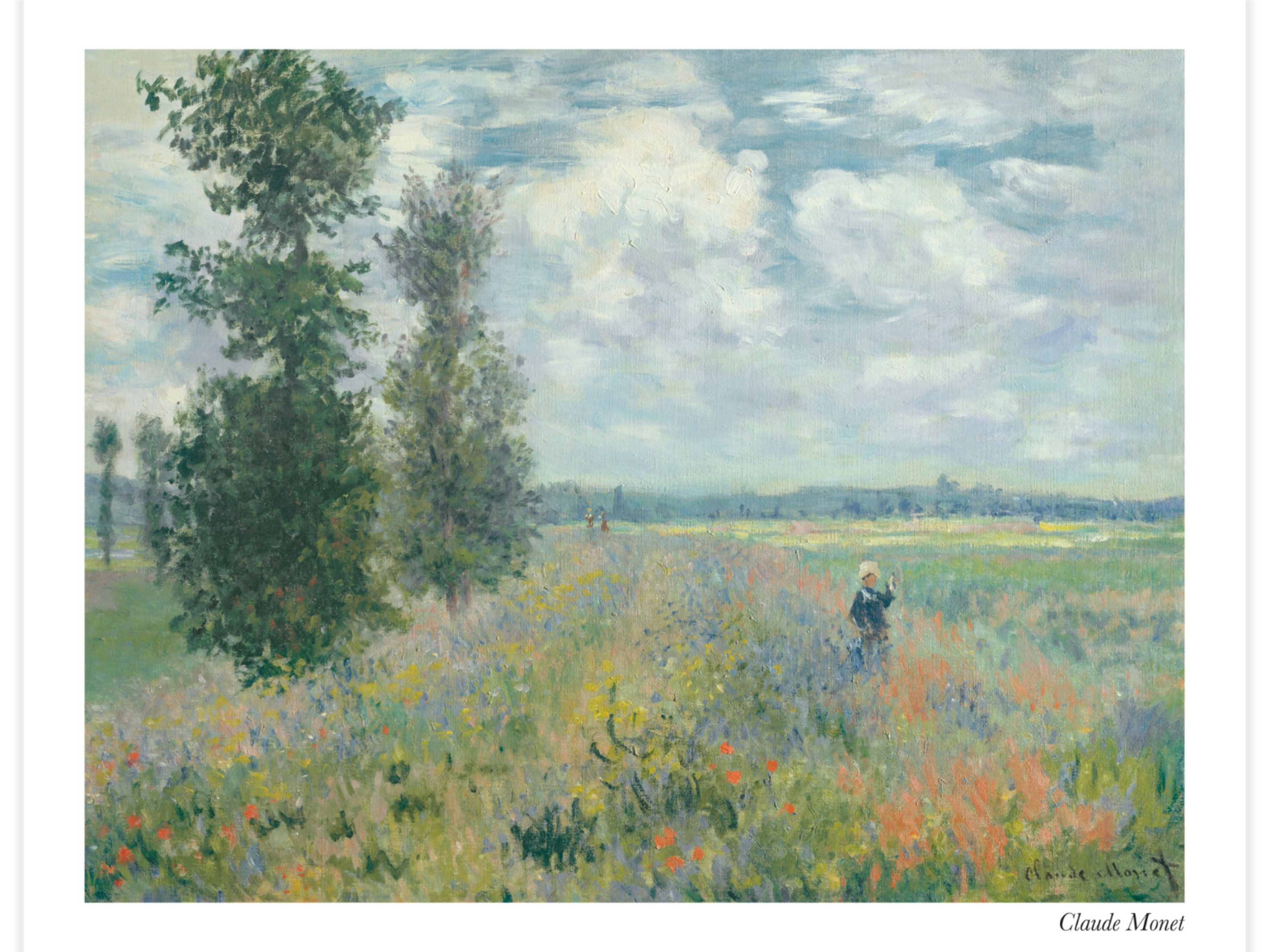 Poppy Fields near Argenteuil Poster