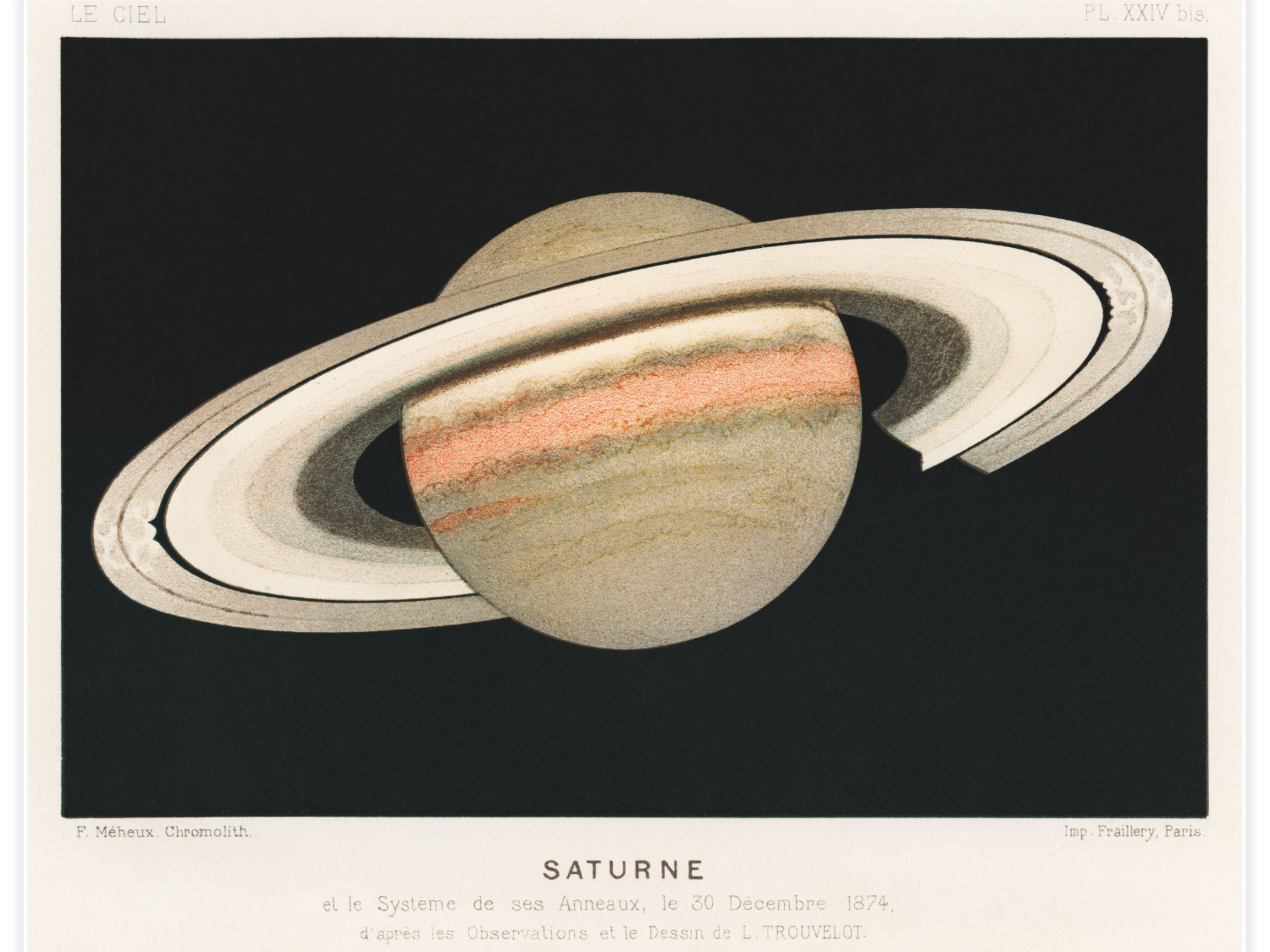 Saturne Poster