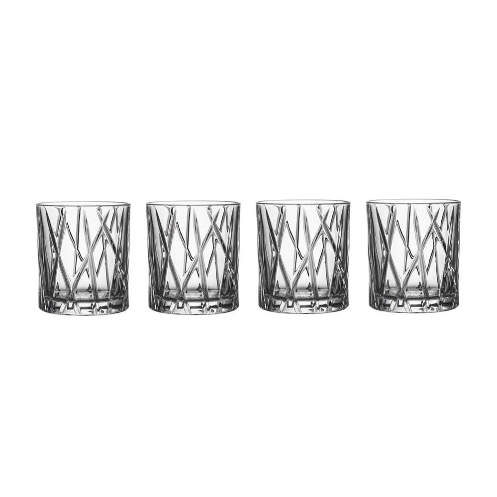 city-old-fashioned-glas-4-pack