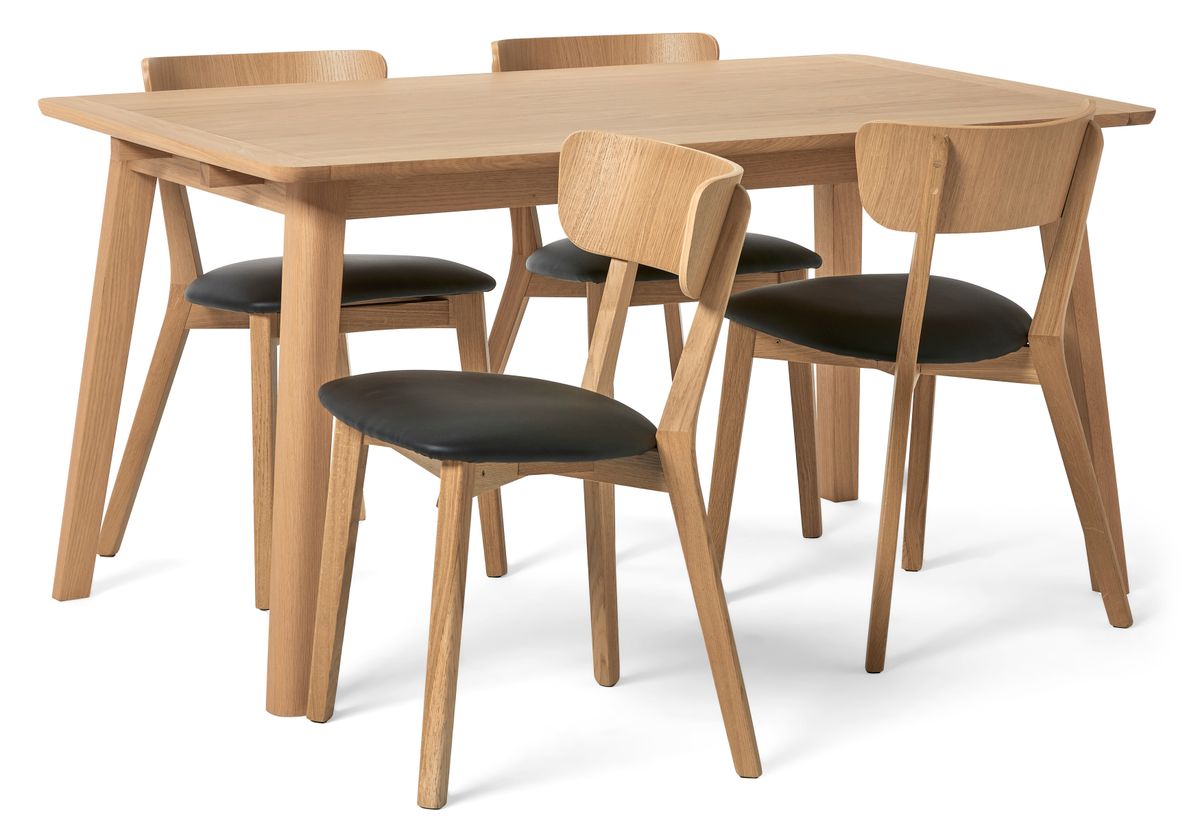 Vilgot Matgrupp med 4 stolar Vilgot