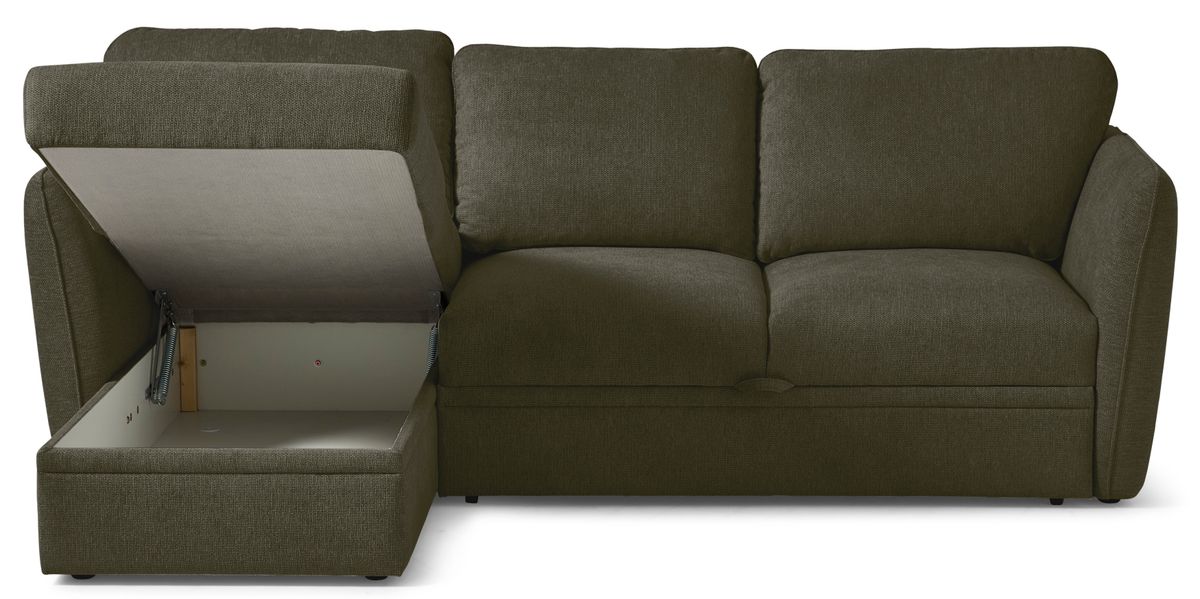 Öland Bäddsoffa med schäslong vänster view 3