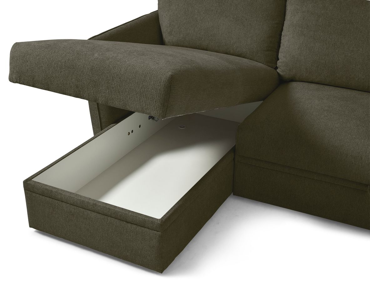 Öland Bäddsoffa med schäslong vänster view 5