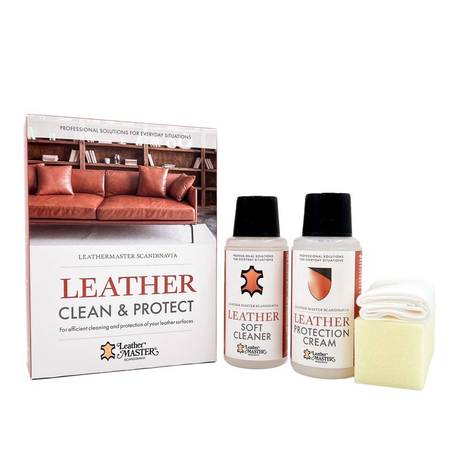 Leather Clean & Protect Lädervård kit