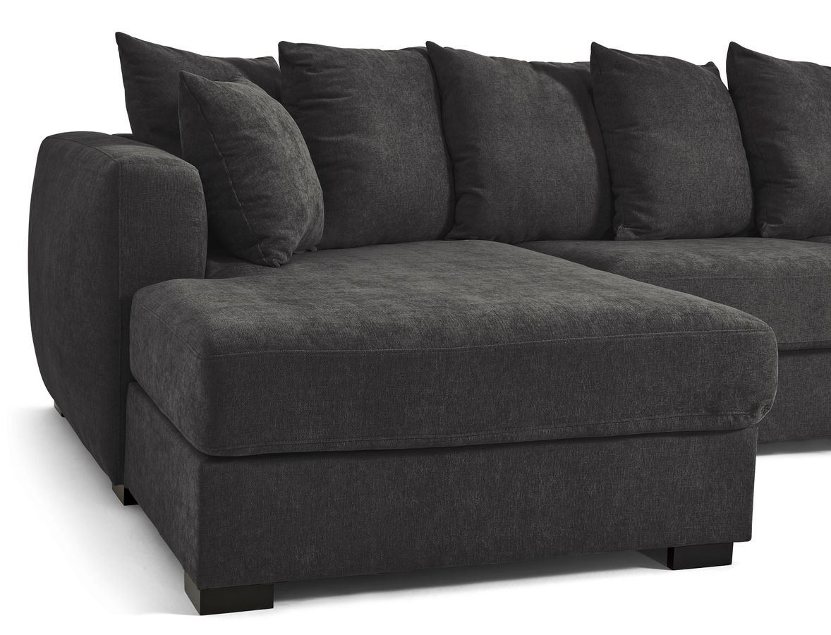 Town 3-sits soffa med schäslong vänster och divan höger view 4