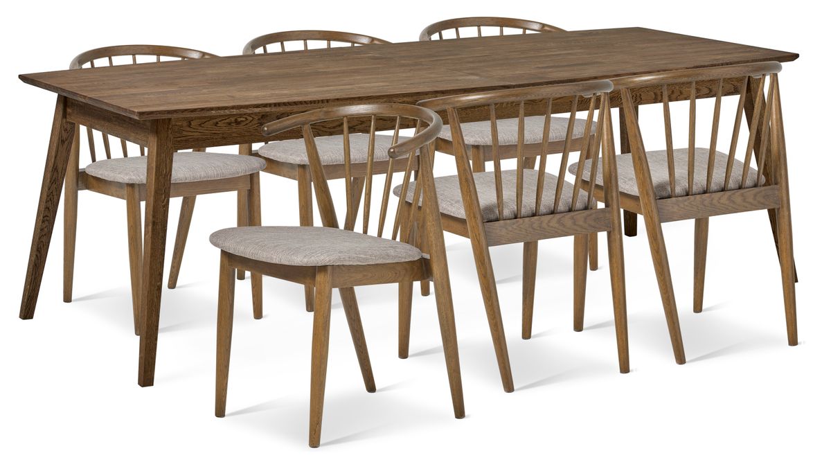 Ekerö Matgrupp med 6 stolar Sixten