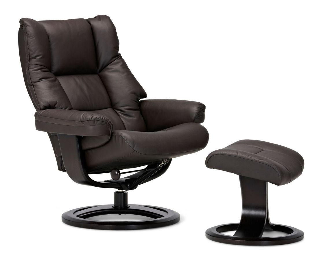 Zorba Fåtölj med fotpall