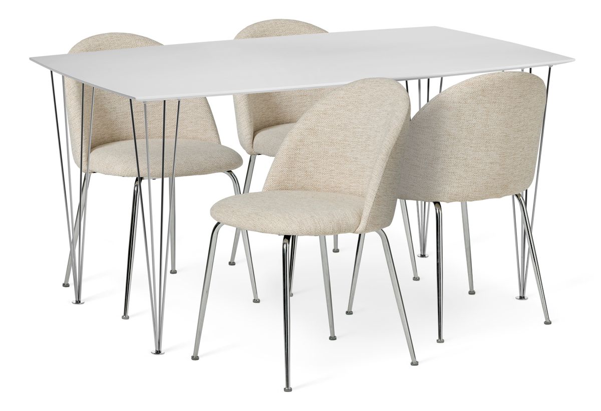 Plaine Matgrupp med 4 stolar Kiwi