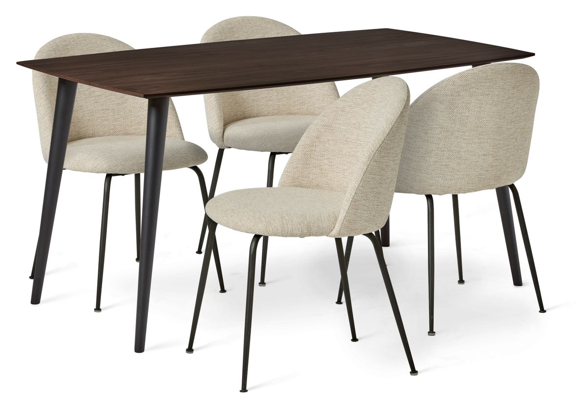 Plaine Matgrupp med 4 stolar Kiwi