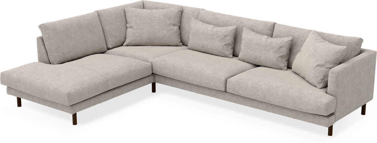 Harper 3-sits soffa med divan vänster view 4