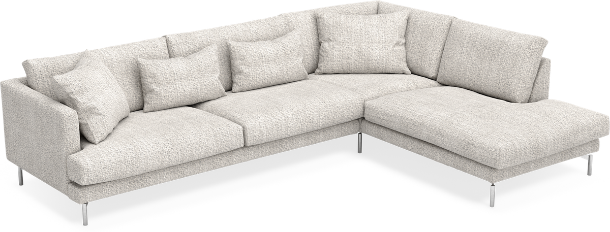 Harper 3-sits soffa med divan höger view 3