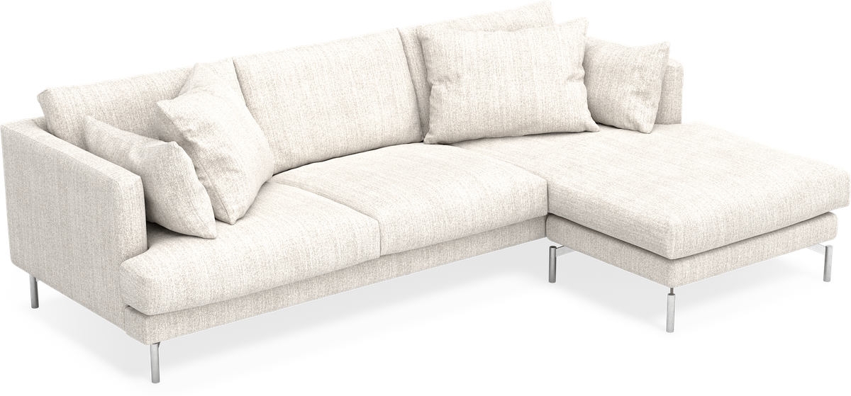 Harper 4-sits med schäslong höger view 3