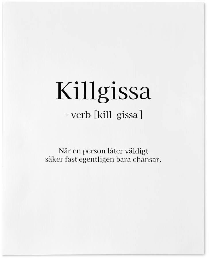 Killgissa Poster