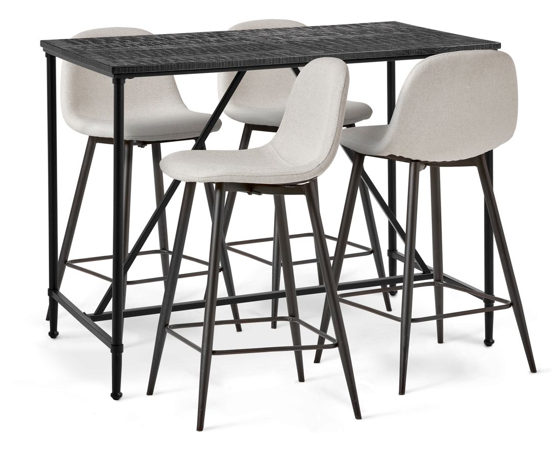 Gotham Matgrupp med 4 barstolar Tracy