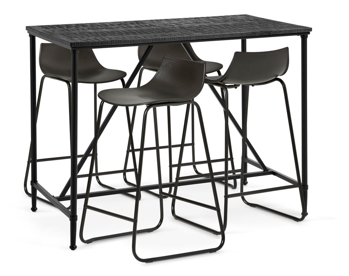 Gotham Matgrupp med 4 barstolar Jesse