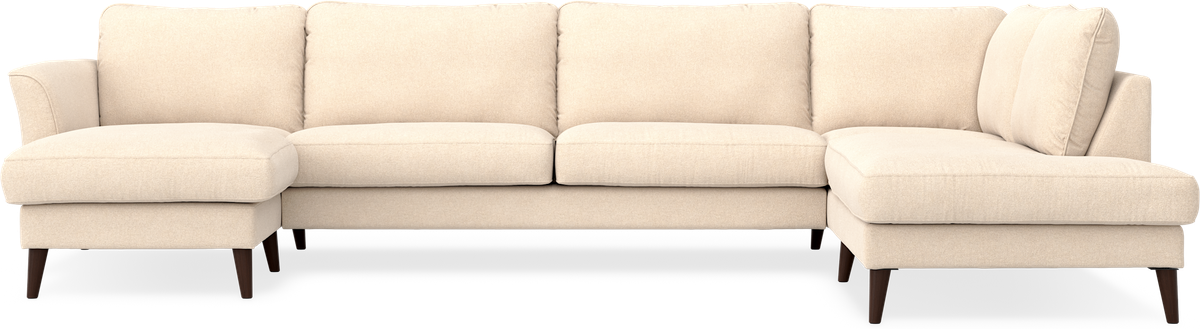 Bridge 3-sits soffa med schäslong vänster och divan höger