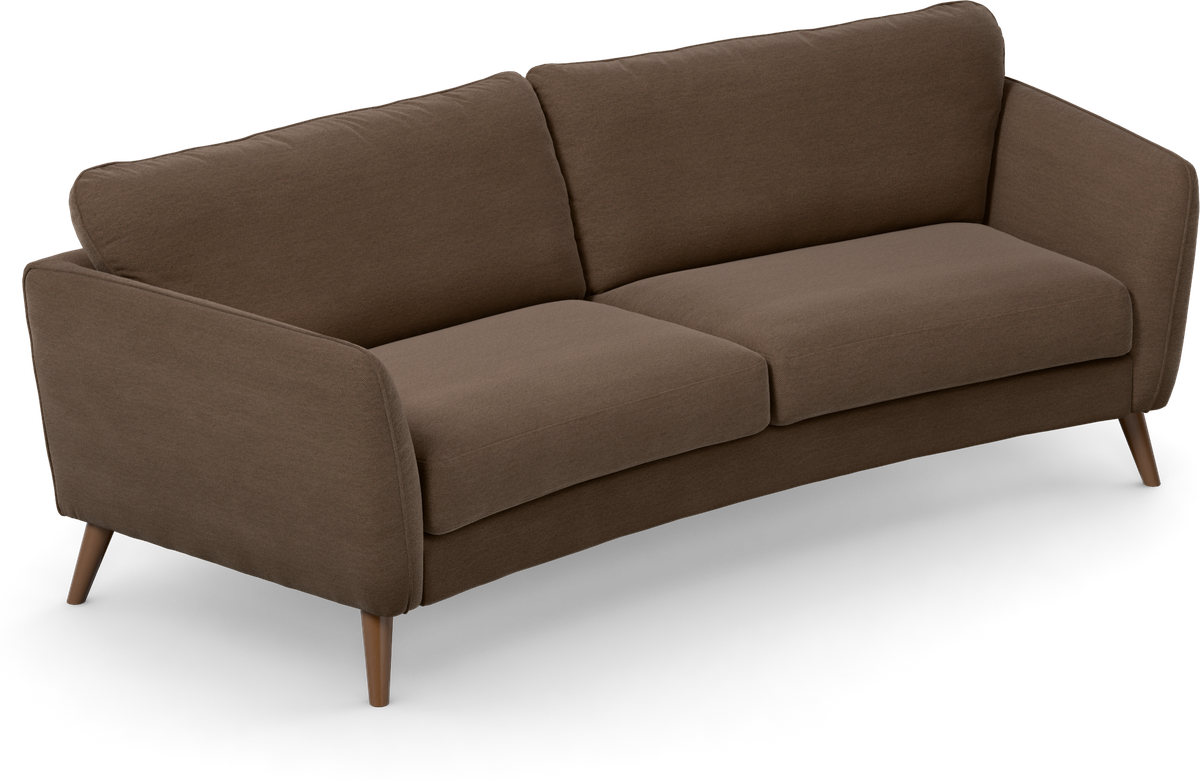 Bridge 3-sits soffa svängd view 2