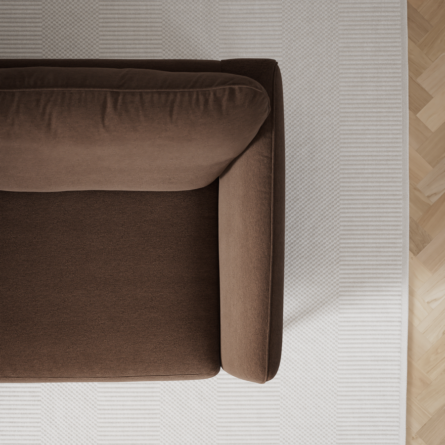 Bridge 3-sits soffa svängd view 7