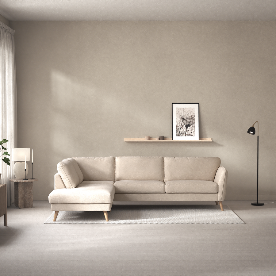 Bridge 3-sits soffa med divan vänster view 5