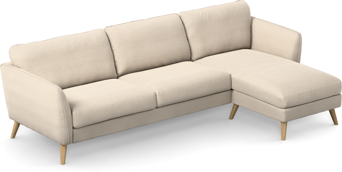 Bridge 3-sits soffa med schäslong höger view 2