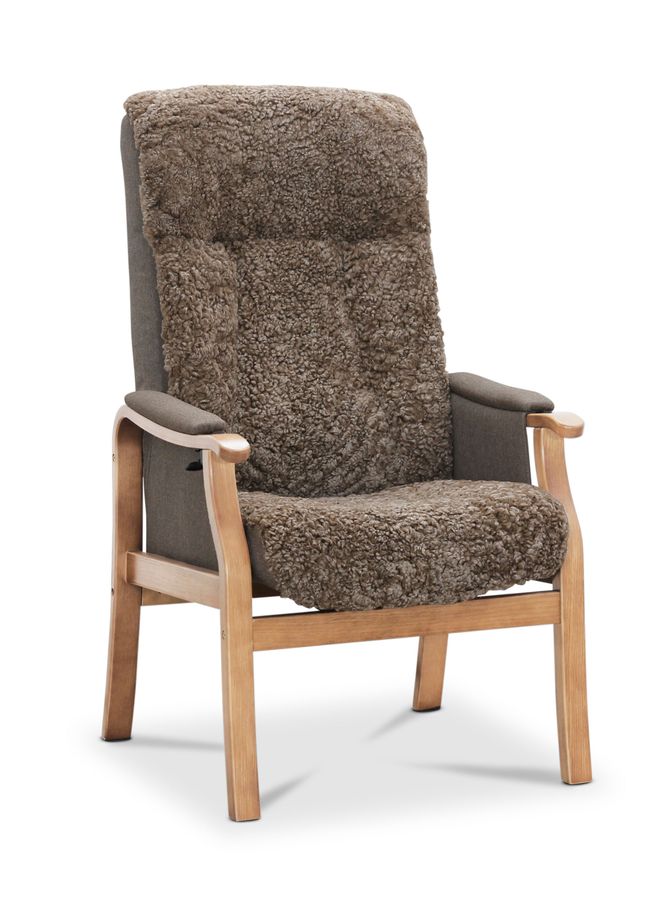 Rune Fåtölj med fotpall view 5