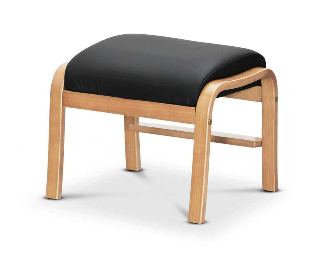 Rune Fåtölj med fotpall view 3