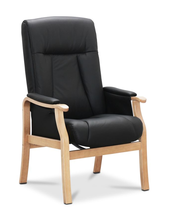 Rune Fåtölj med fotpall view 4