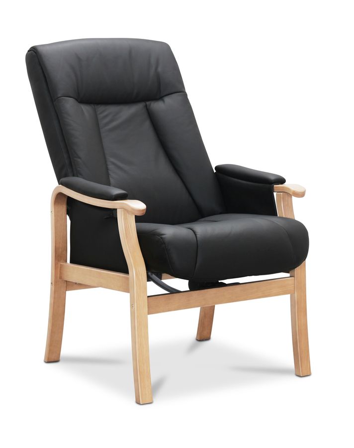 Rune Fåtölj med fotpall view 6