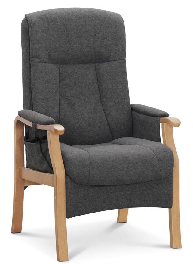 Rune Fåtölj med fotpall view 2